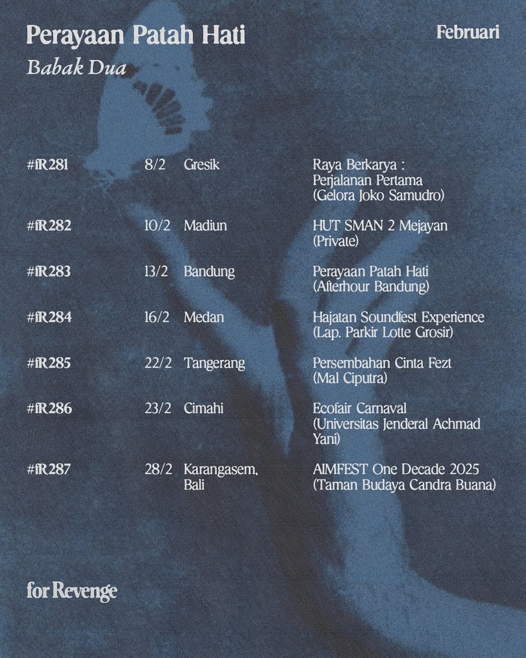 Afterhour Bandung Presents FOR Revenge 2025